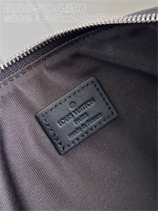 L.V Takeoff Pouch Damier Infini Leather Black N40504