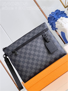 L.V Takeoff Pouch Damier Graphite N40505