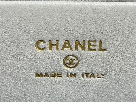 Cha.nel Classic Mini Backpack Grained Calfskin Gold Tone Metal Blue AP3573