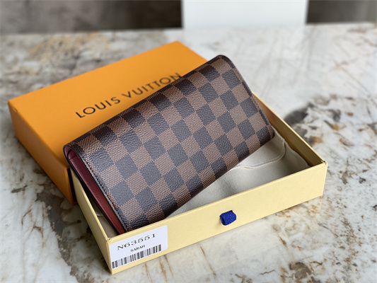L.V Sarah Wallet Vivienne Holidays Damier Ebene Canvas N63551