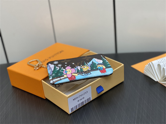 L.V Key Pouch Vivienne Holidays Monogram Canvas M82620