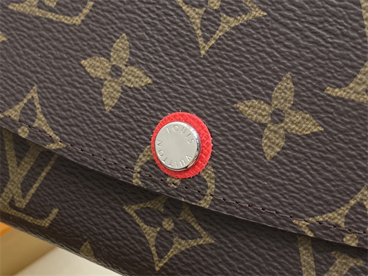 L.V Emilie Wallet Monogram Canvas Red M82919