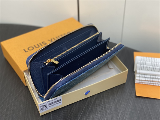L.V Remix Zippy Wallet Monogram Denim M82958