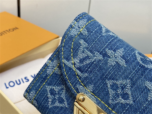 L.V Remix Victorine Wallet Monogram Denim M82959