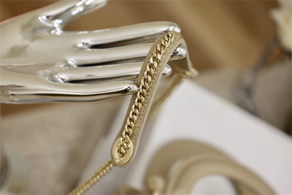 CD Mini Lady Di.or Bag Cannage Lambskin Enamel Charms Gold Tone Metal Beige