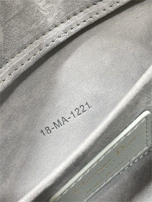 CD Medium Lady D-Joy Bag Cannage Lambskin Gold Tone Metal Placid Blue