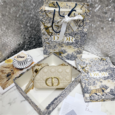 cd large di.or caro bag S*pple cannage calfskin gold tone metal sand