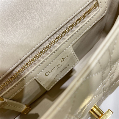 cd large di.or caro bag S*pple cannage calfskin gold tone metal sand