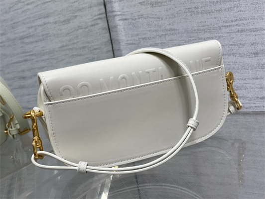 CD Di.or Bobby East-West Bag Box Calfskin Latte