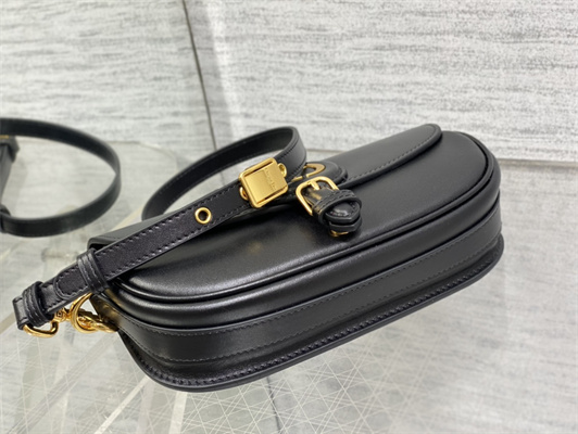 CD Di.or Bobby East-West Bag Box Calfskin Black