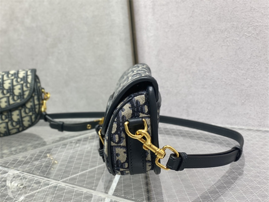 CD Di.or Bobby East-West Blue Oblique Jacquard