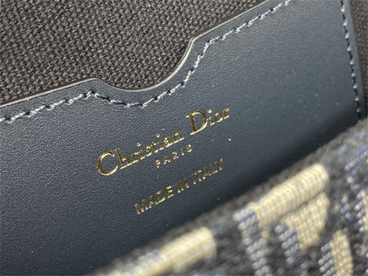 CD Di.or Bobby East-West Blue Oblique Jacquard