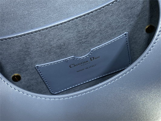 CD Medium Di.or Bobby Bag Box Calfskin Antique Blue