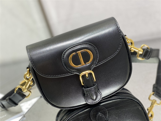 CD Small Di.or Bobby Bag Box Calfskin Black