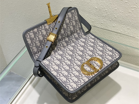 CD 30 Montaigne Bag Grey Oblique Jacquard