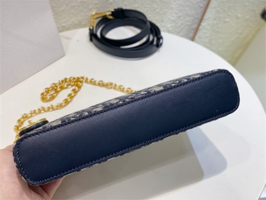 cd miss D*or midi bag blue oblique jacquard