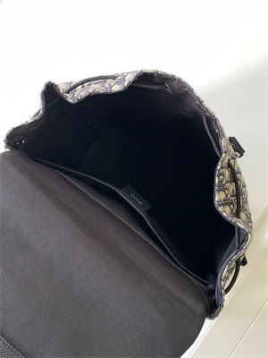 Di.or Explore Backpack Beige and Black Oblique Jacquard