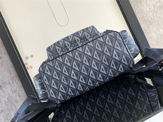 large di.or hit the road backpack navy blue cd Di*m*nd canvas