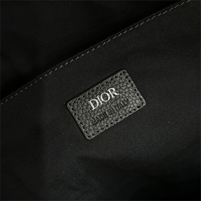 Di.or Rider Backpack Beige and Black Maxi Oblique Jacquard