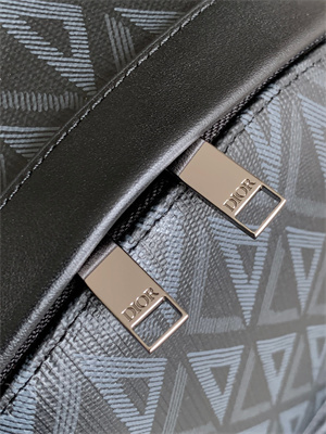 di.or rider backpack black cd Di*m*nd canvas and smooth calfskin