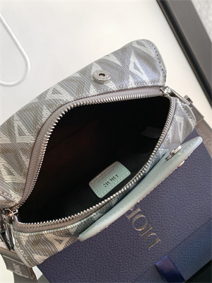 di.or lingot 22 shoulder bag grey cd Di*m*nd canvas