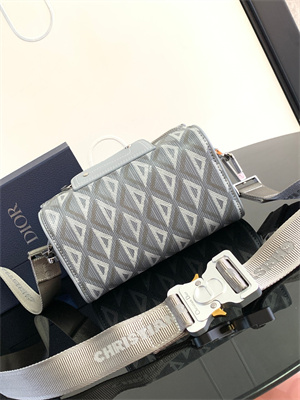 di.or lingot 22 shoulder bag grey cd Di*m*nd canvas