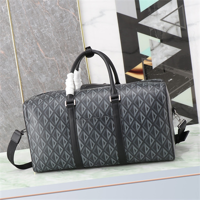 di.or lingot 50 travel bag black cd Di*m*nd canvas