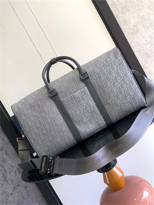 Di.or Lingot 50 Travel Bag Grey Oblique Jacquard