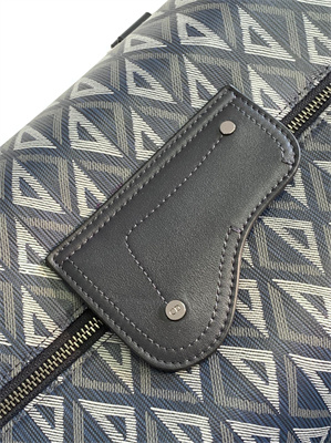 di.or lingot 50 travel bag navy blue cd Di*m*nd canvas