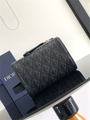 di.or lingot toiletry bag black cd Di*m*nd canvas