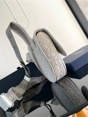 Di.or Saddle Bag Beige Oblique Jacquard