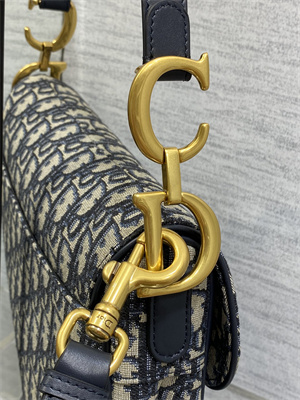 CD Saddle Bag Oblique Jacquard Blue Color