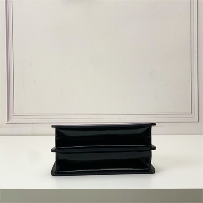 Fen.di Peekaboo Cut Petite Leather Bag Black Color