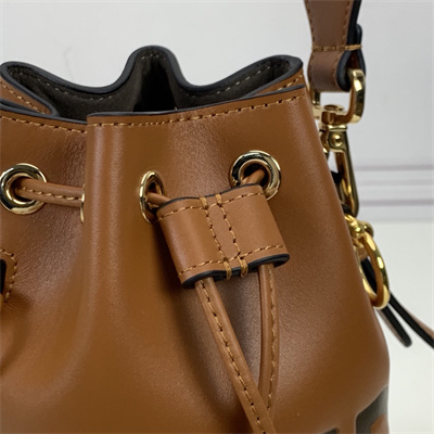 Fen.di MON TRESOR Brown Leather Mini Bag