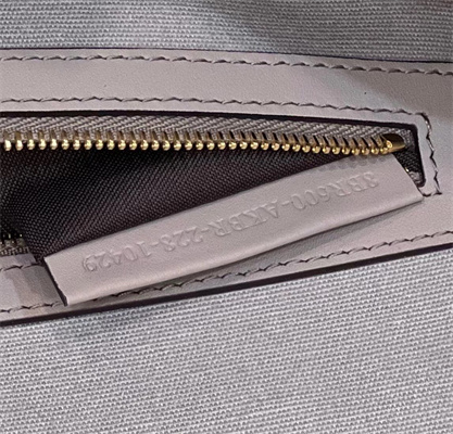 Fen.di BAGUETTE Light Grey FF Canvas Bag