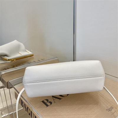 Fen.di FIRST SMALL White Leather Bag