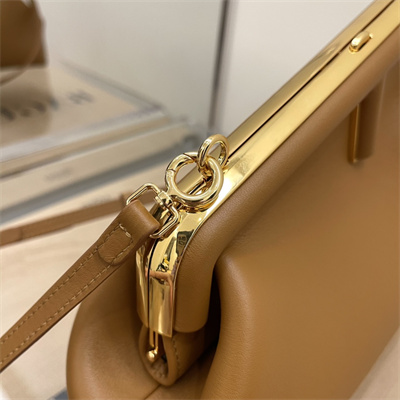 Fen.di FIRST SMALL Brown Leather Bag