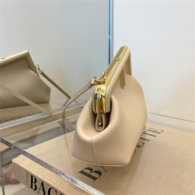 Fen.di FIRST SMALL Nude Leather Bag