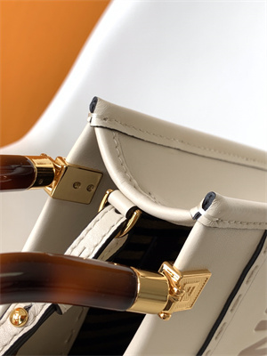 Fen.di MINI SUNSHINE SHOPPER White Leather