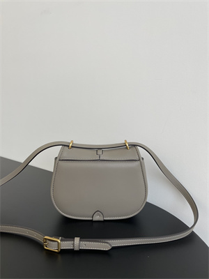 Fen.di C’mon Mini Dove Grey Leather Bag
