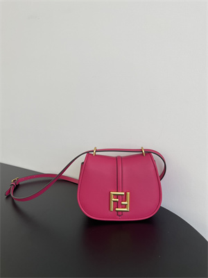 Fen.di C’mon Mini Fuchsia Leather Bag