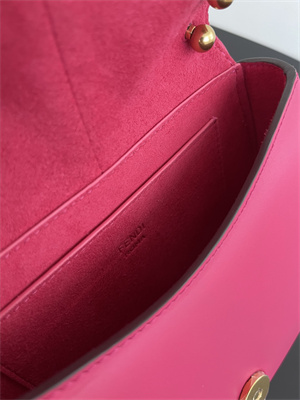 Fen.di C’mon Mini Fuchsia Leather Bag