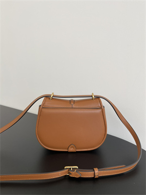 Fen.di C’mon Mini Brown Leather Bag