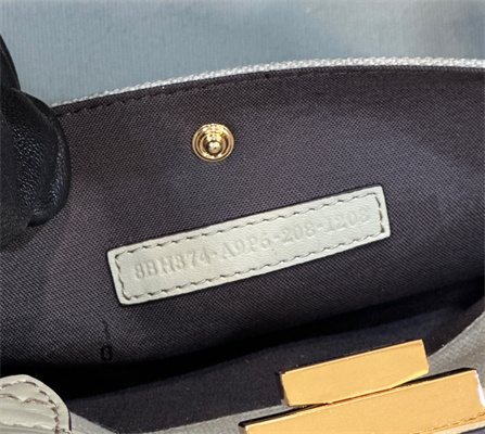 Fen.di Peekaboo X-Tote FF Canvas Lt Green Color