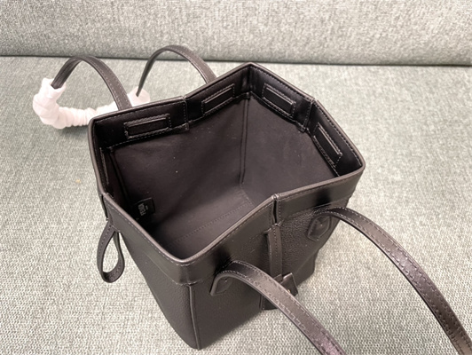 Fen.di ORIGAMI Mini Black Leather Bag That Can be Transformed