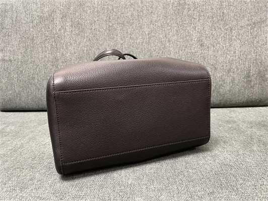 Fen.di ORIGAMI Medium Black Leather Bag That Can be Transformed