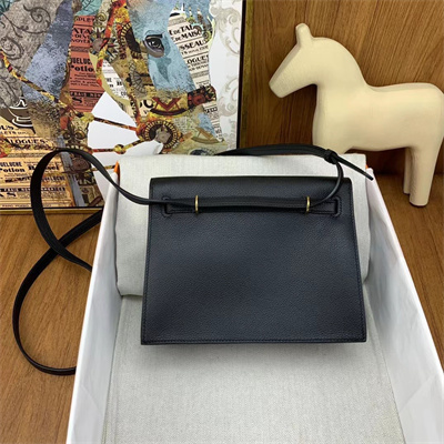 Kelly Danse Bag Evercolor Leather Gold Tone Metal In Black Color HS