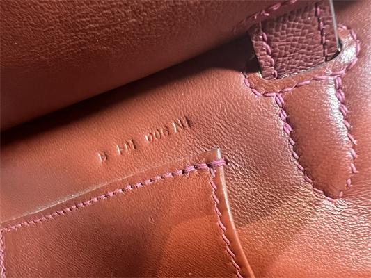 Kelly Elan Bag Madame Leather Gold Tone Metal In Bordeaux Color HS