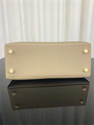 Kelly Sellier Bag Epsom Leather 25/28CM Gold/Silver Hardware In Trench Color HS