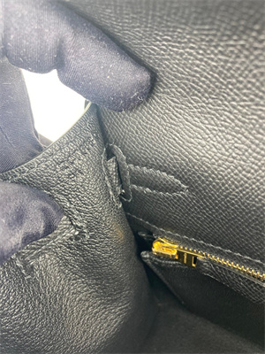 Kelly Sellier Bag Epsom Leather 25/28CM Gold/Silver Hardware In Black Color HS
